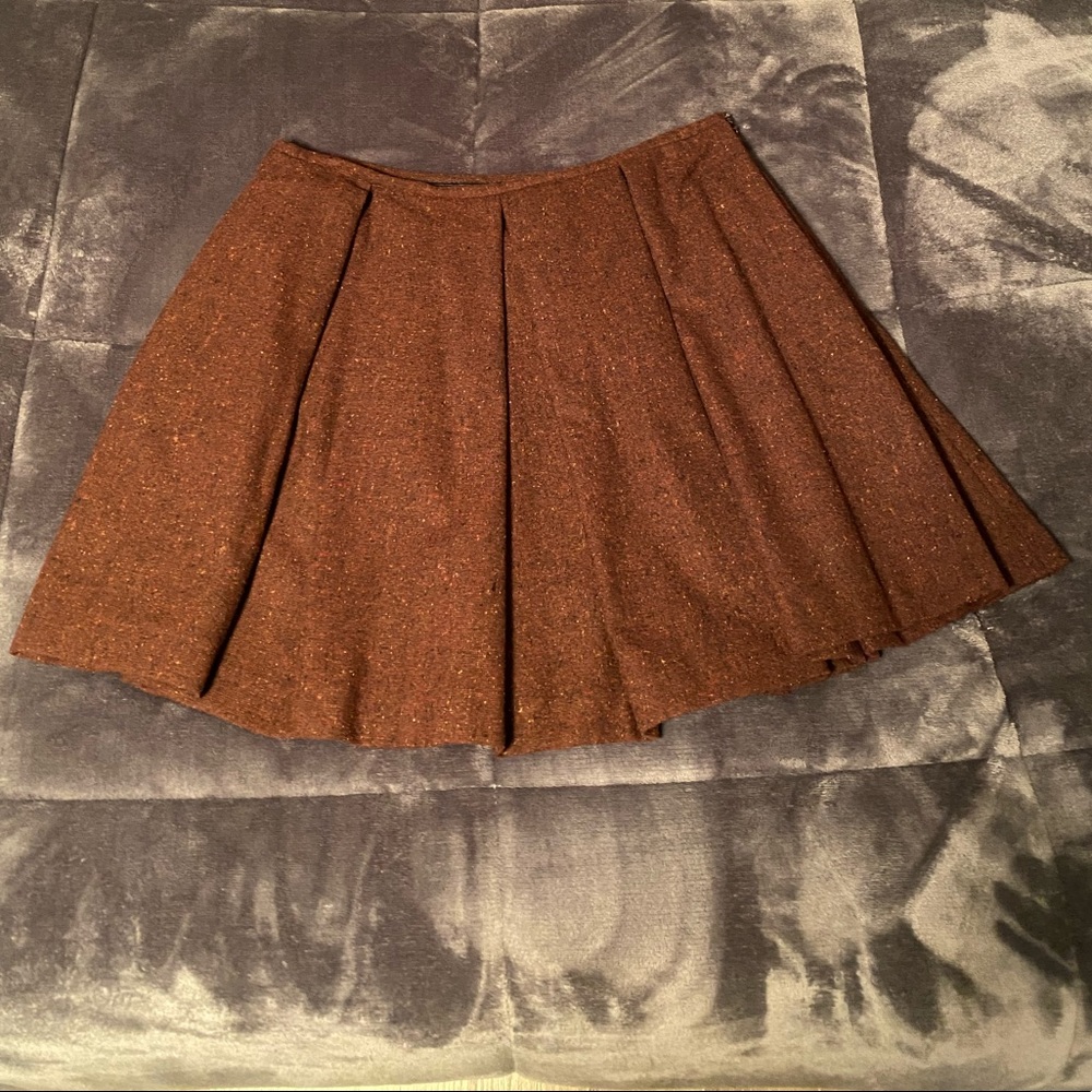 Zara Maroon M Skirt